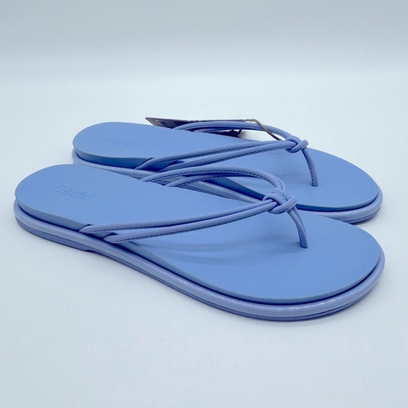 OluKai Women’s ‘Ākau Flip Flop Sandals Cloud Blue Size 10 New with Tags - Picture 3 of 9